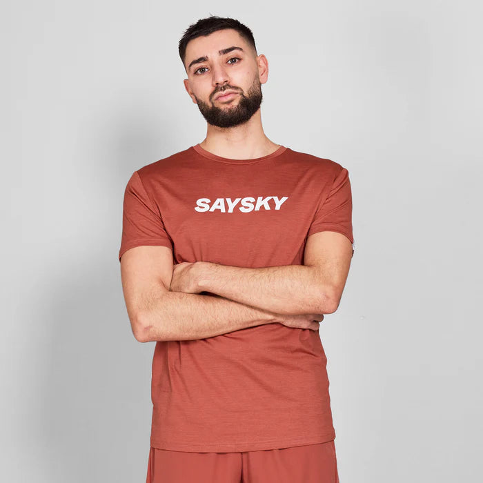SAYSKY Logo Pace T-Shirt Men