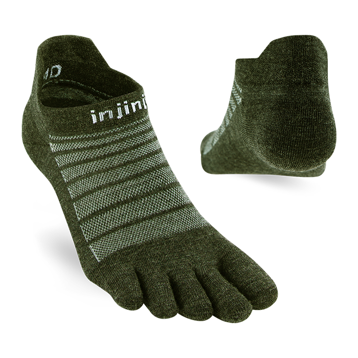 Injinji Run Lightweight Merino No Show