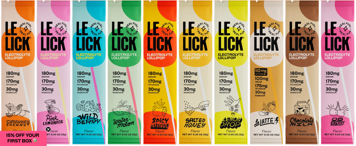 Le Lick Electrolyte Lollipops
