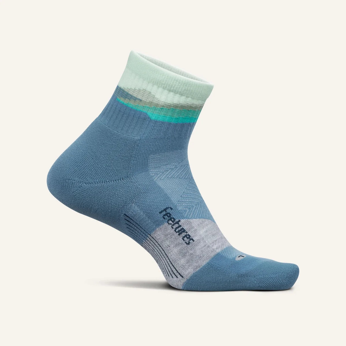 Feetures Trail Max Cushion Quarter Socks