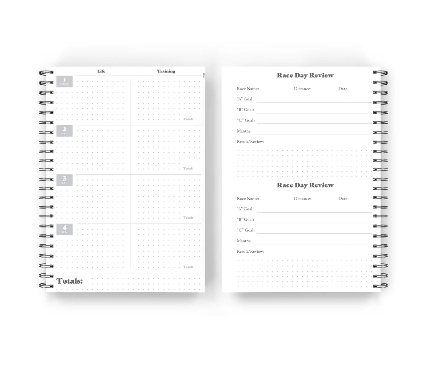 Wild Strides Paper Co Mini Training Log + Planner