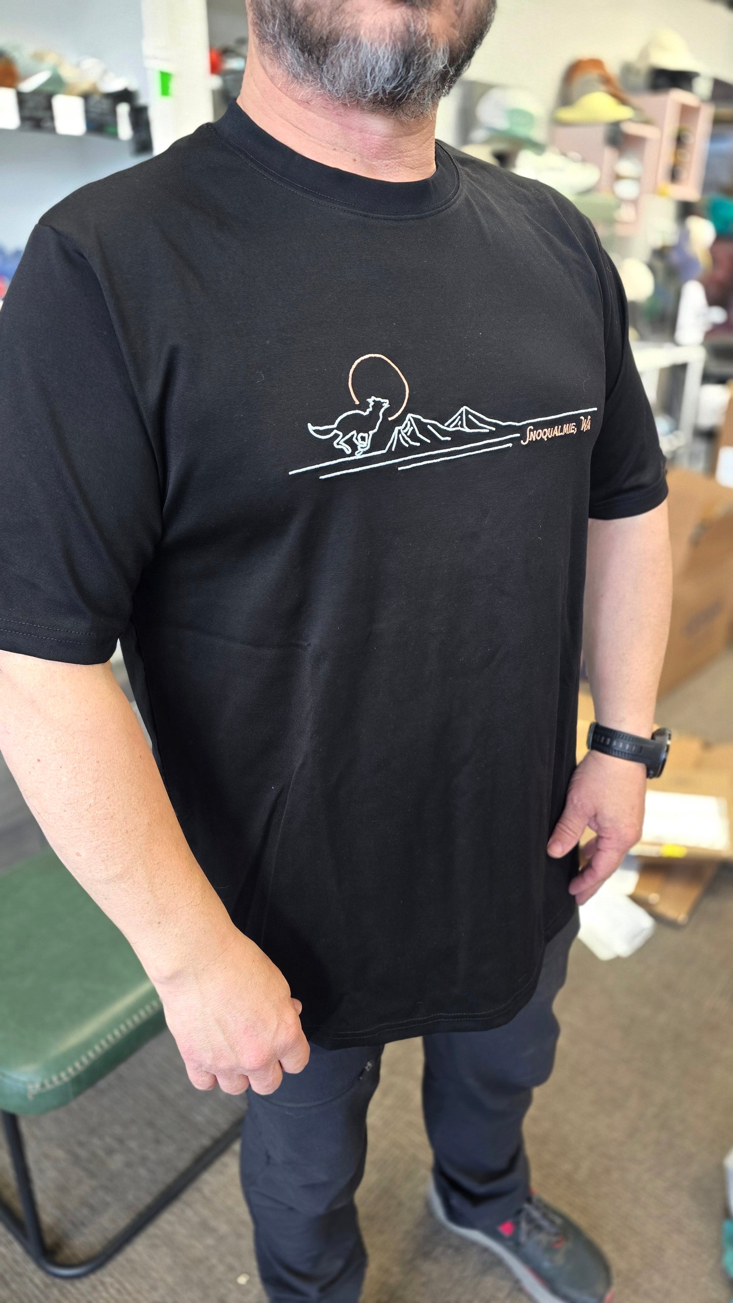 Snoqualmie Running x Jack & Sage Custom Embroidered Tees