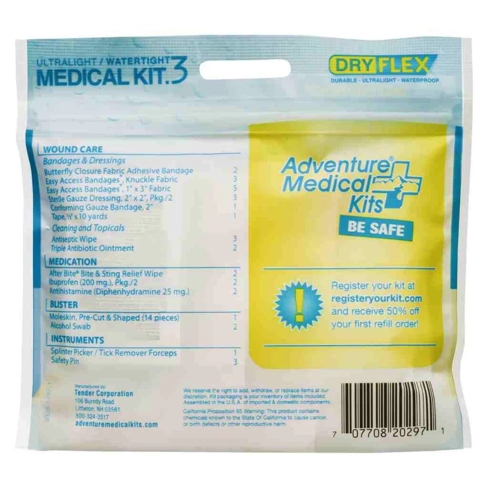 Adventure Ready Brands Ultralight/Watertight .3 Medical Kit