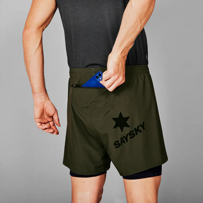 SaySky 2 in 1 Pace Shorts 5" Men
