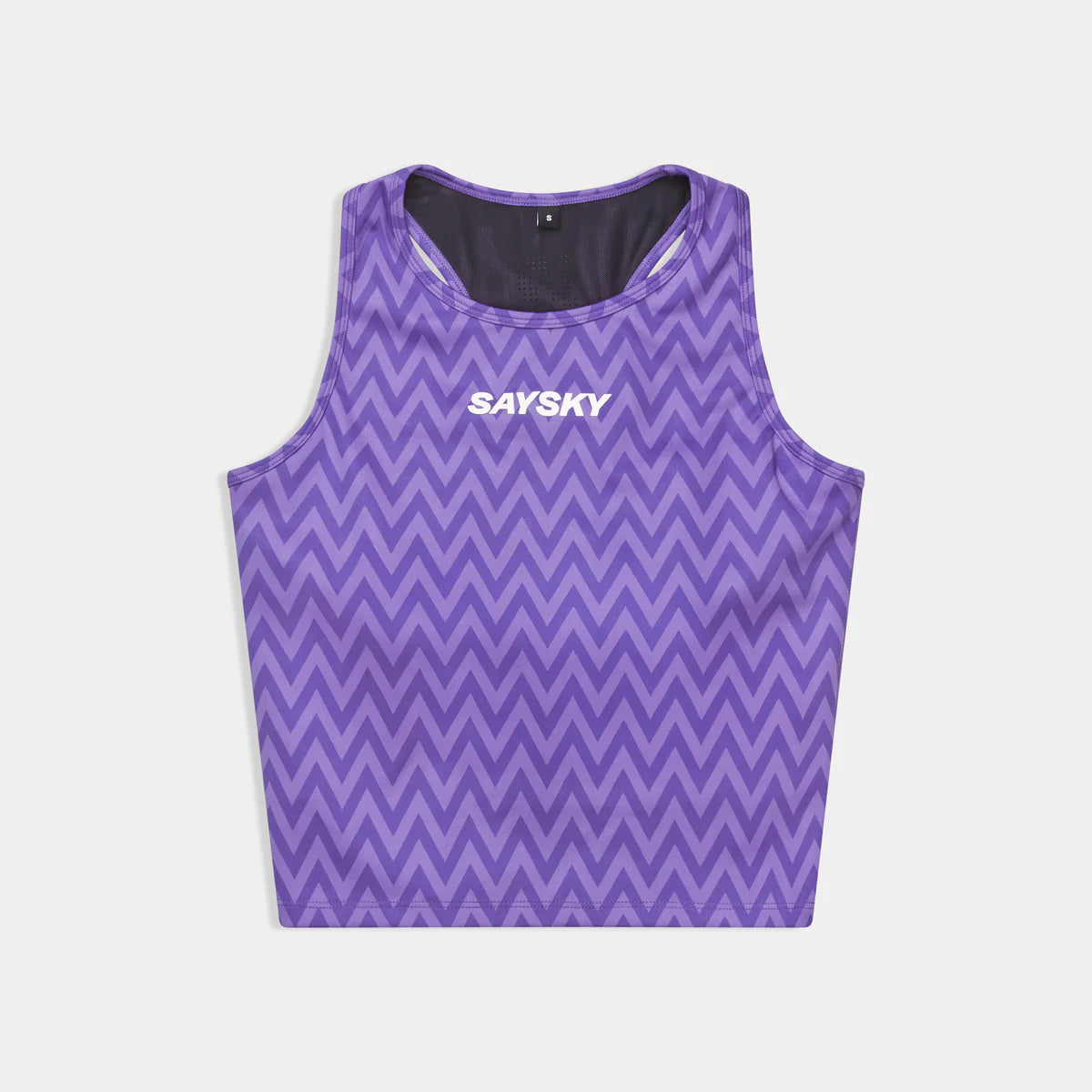 SAYSKY Zig Zag Combat Crop Top Women