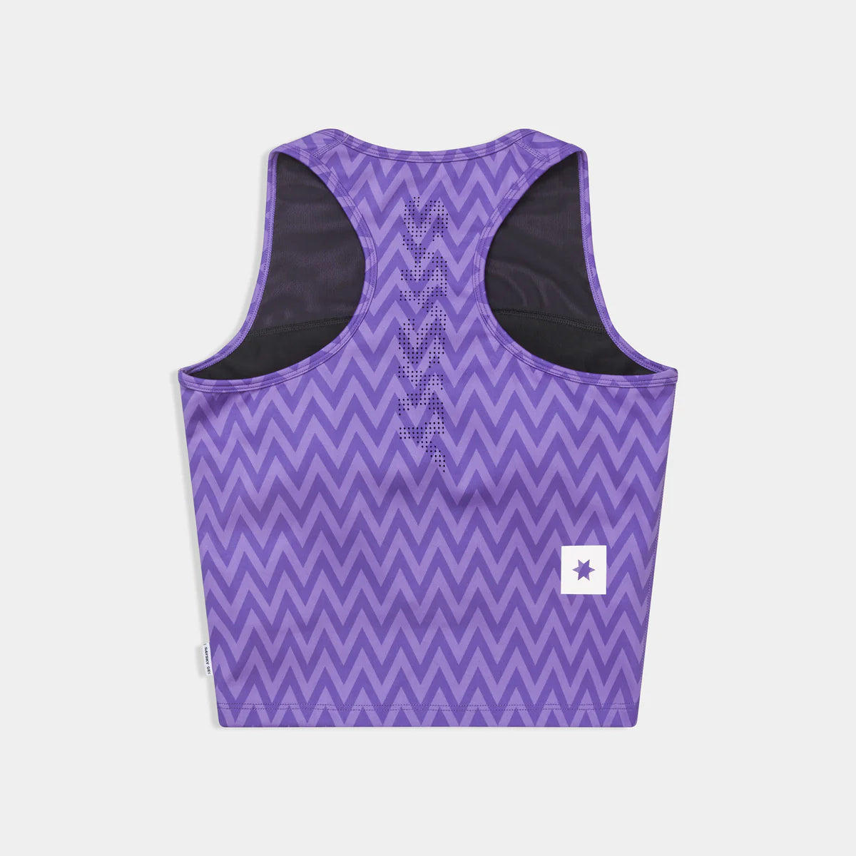 SAYSKY Zig Zag Combat Crop Top Women