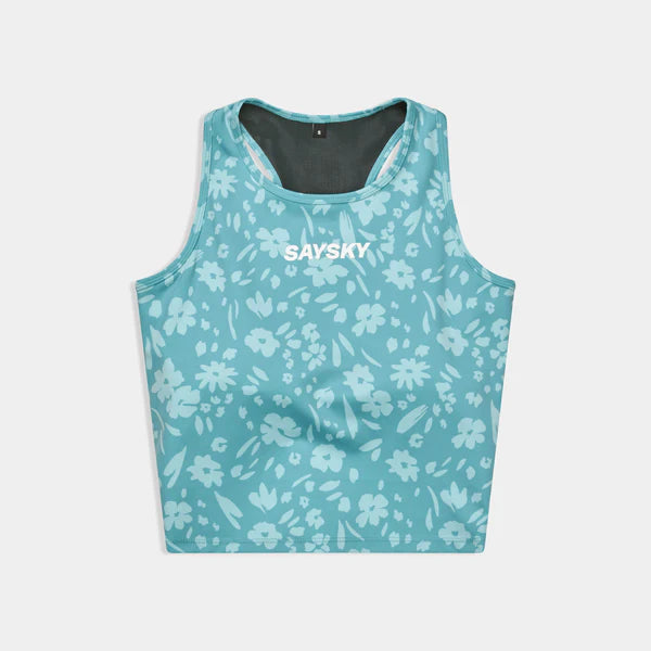 SAYSKY Flower Combat Crop Top Women