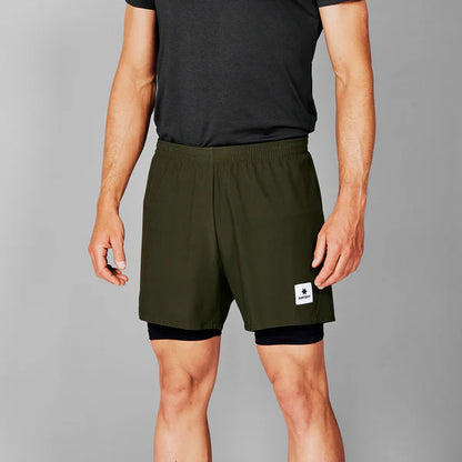 SaySky 2 in 1 Pace Shorts 5" Men