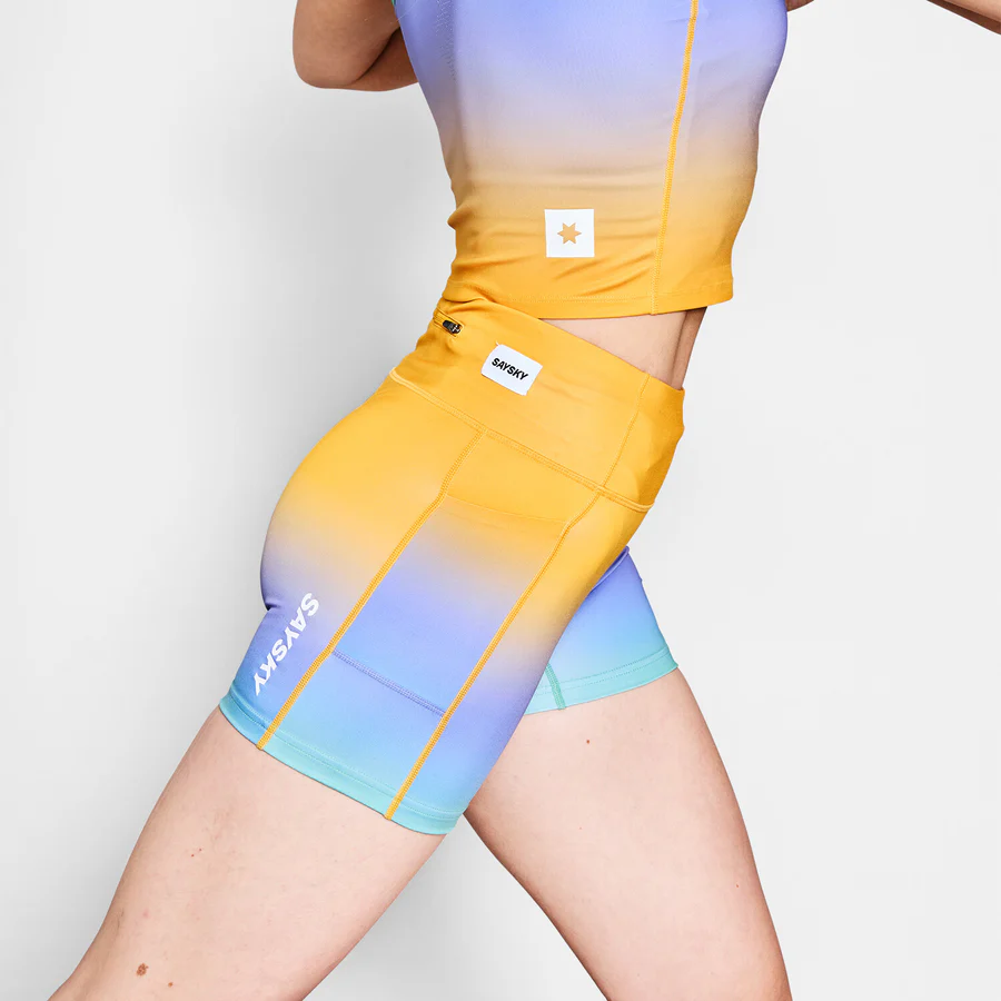 SaySky Drip Dye Combat + Short Tights 4" Women