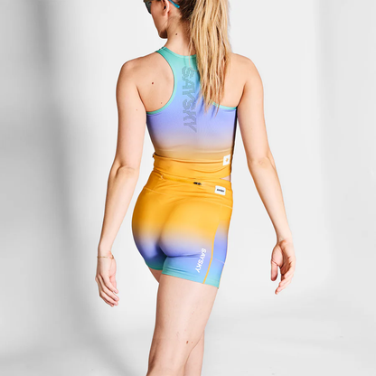 SaySky Drip Dye Combat + Short Tights 4" Women