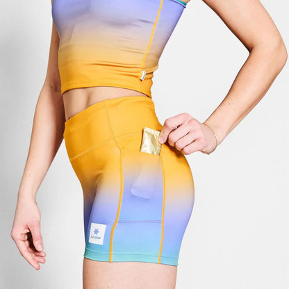 SaySky Drip Dye Combat + Short Tights 4" Women