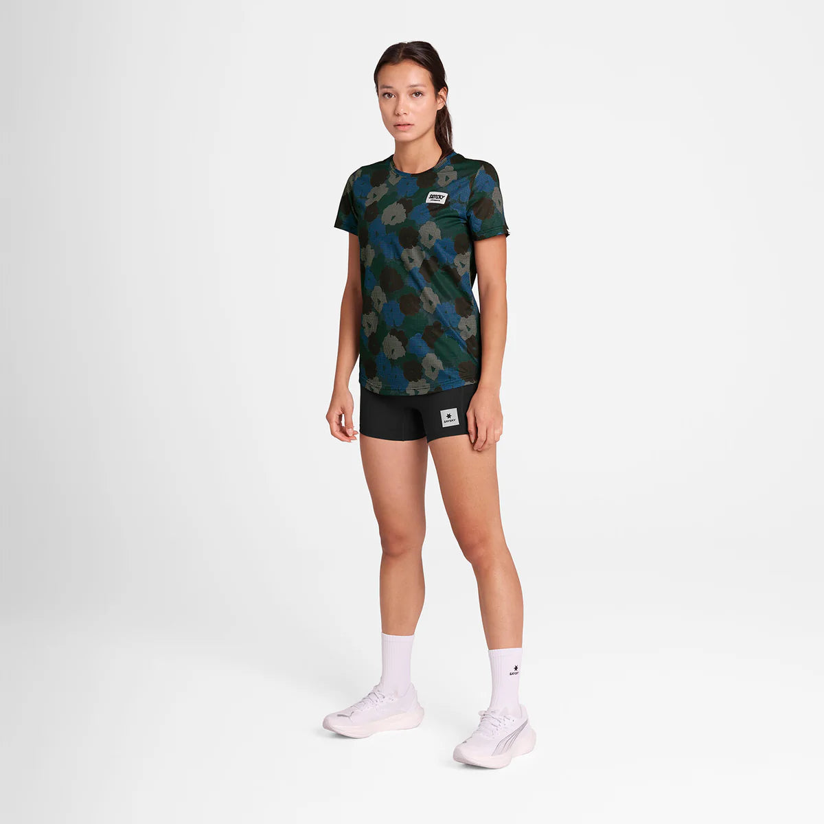 SaySky Camo Flower Combat T-Shirt Women