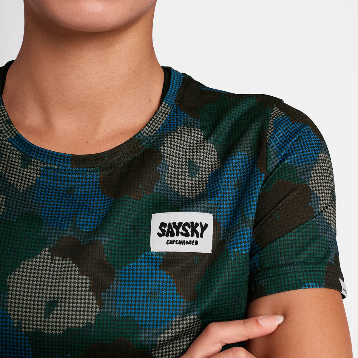 SaySky Camo Flower Combat T-Shirt Women