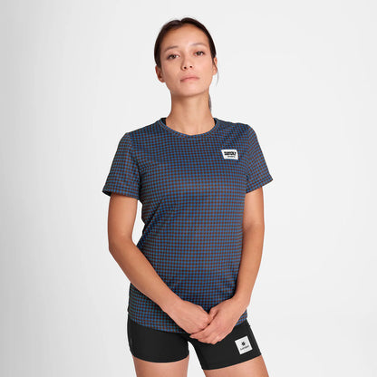 SaySky Houndstooth Combat T-Shirt Women