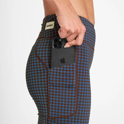 SaySky Houndstooth Combat + Short Tights 7" Women