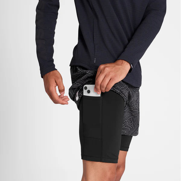 Saysky Reflective Pace 2 in 1 Shorts 5" Men