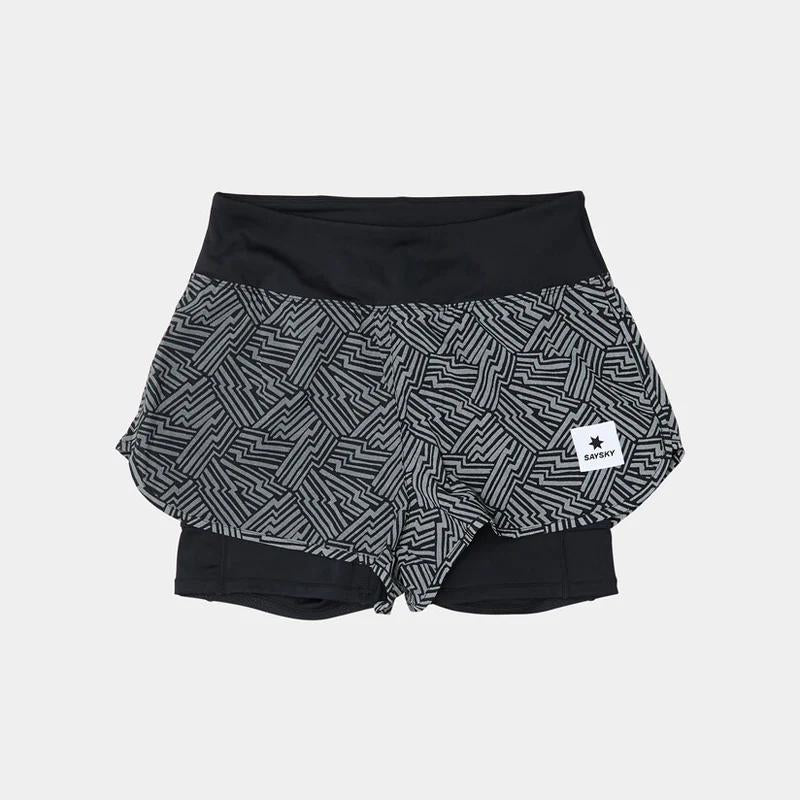 Saysky Reflective Pace 2 in 1 Shorts 3" Women