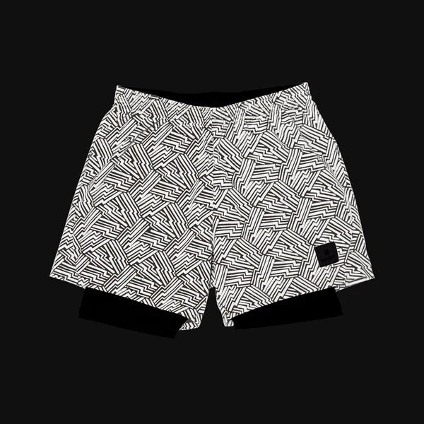 Saysky Reflective Pace 2 in 1 Shorts 5" Men