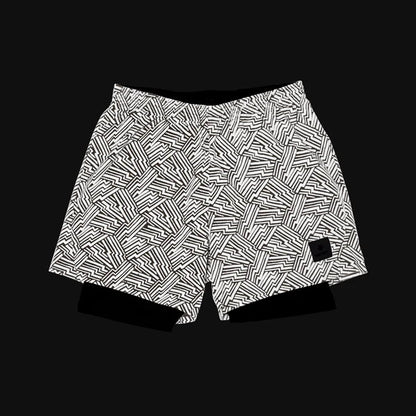 Saysky Reflective Pace 2 in 1 Shorts 5" Men