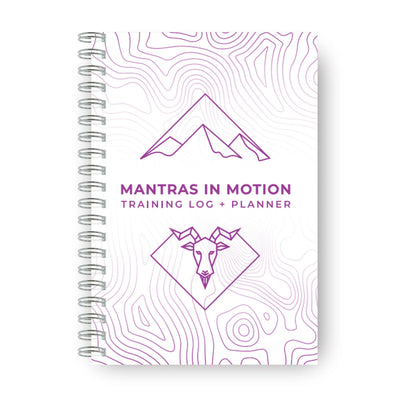 Wild Strides Paper Co Mantras in Motion Training Log + Planner