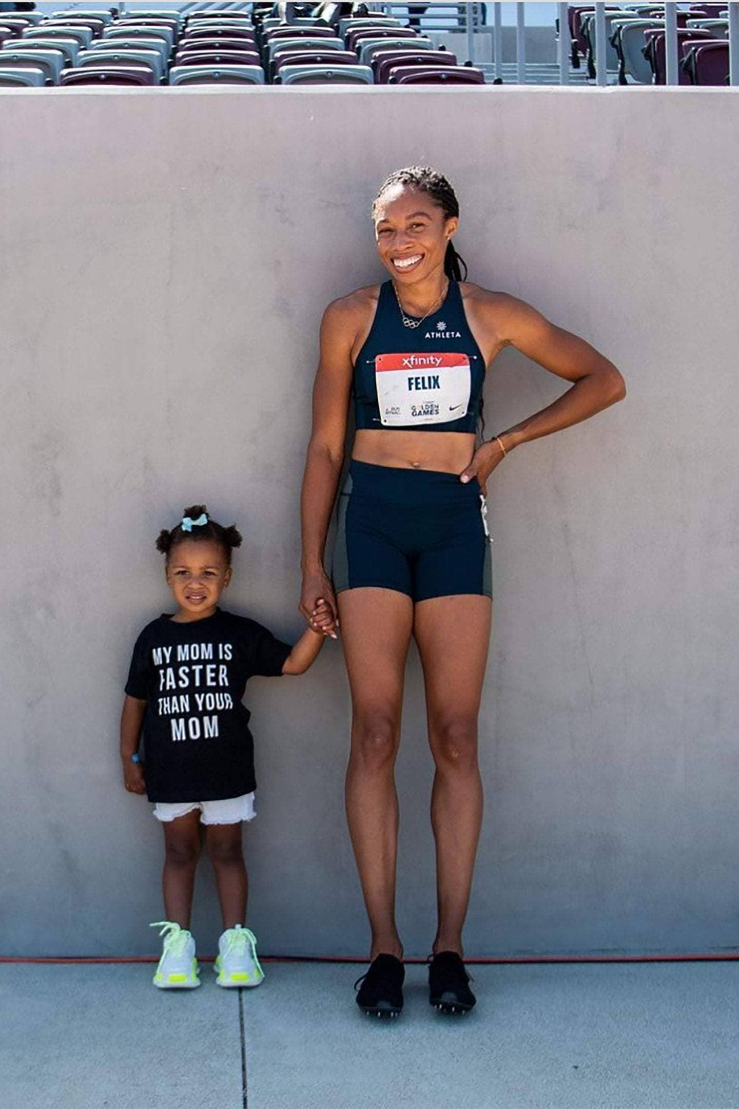 My Mom is Faster than your Mom Toddler/Youth T-shirt: Black Triblend / 3T