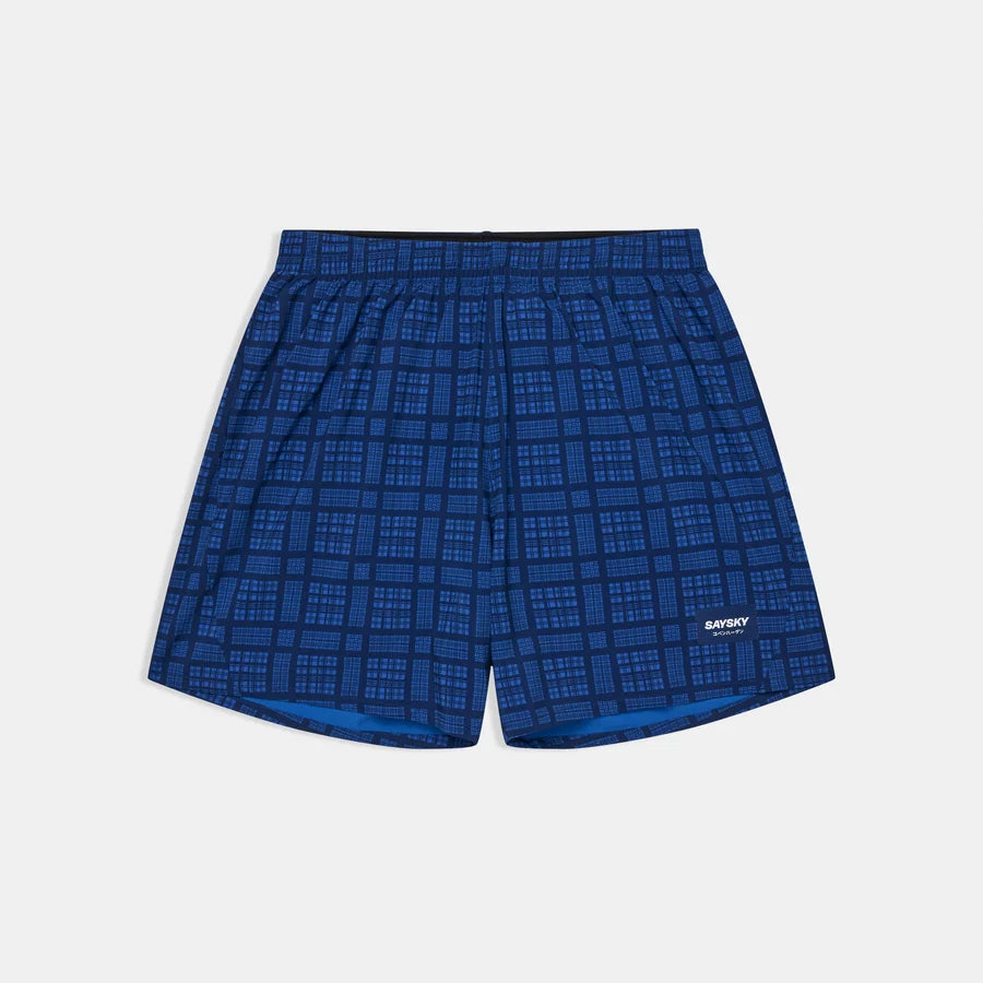 SaySky Checker Pace Shorts 5" Men