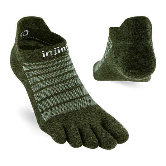 Injinji Run Lightweight Merino No Show