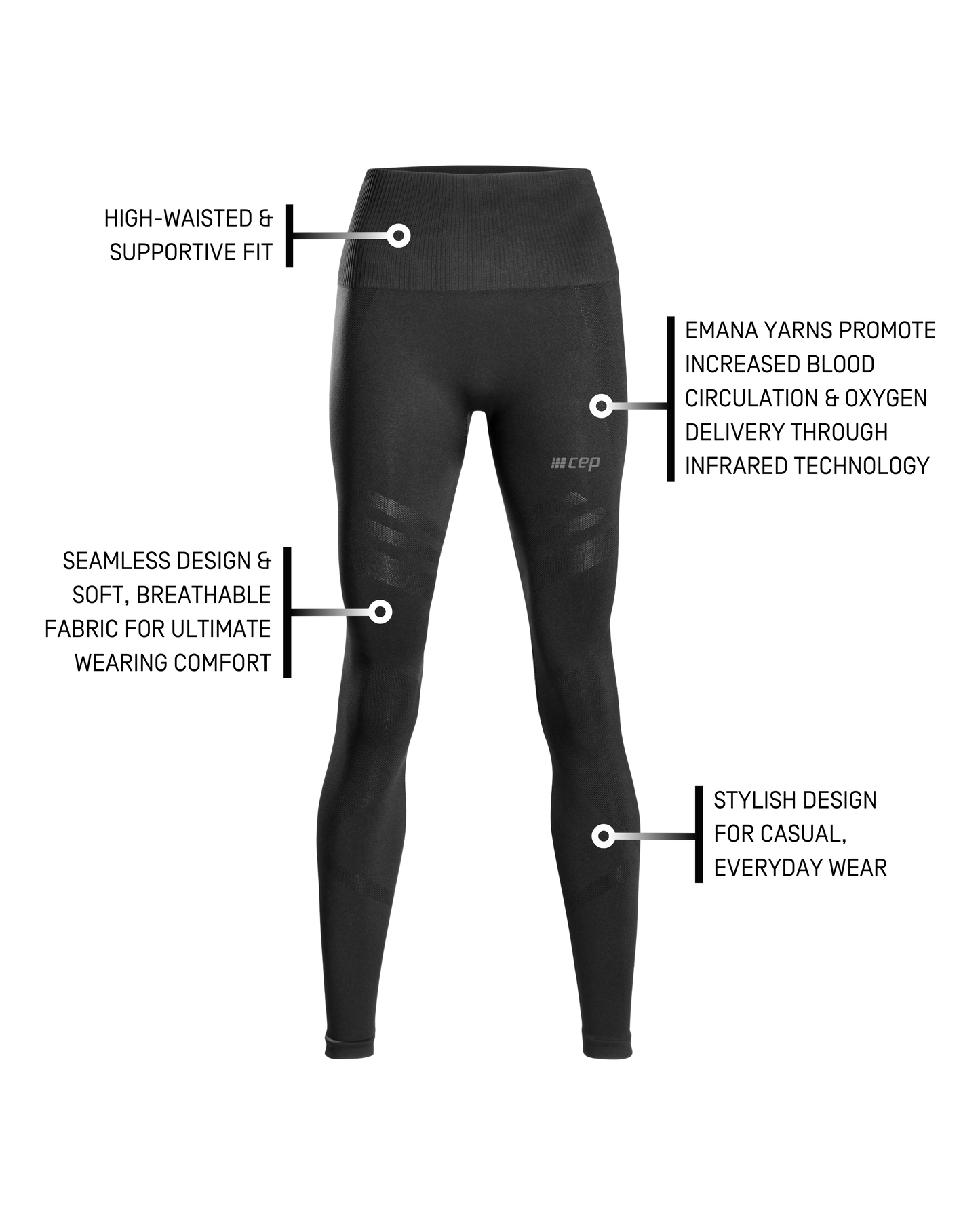 CEP Infrared Recovery Seamless Tights Women