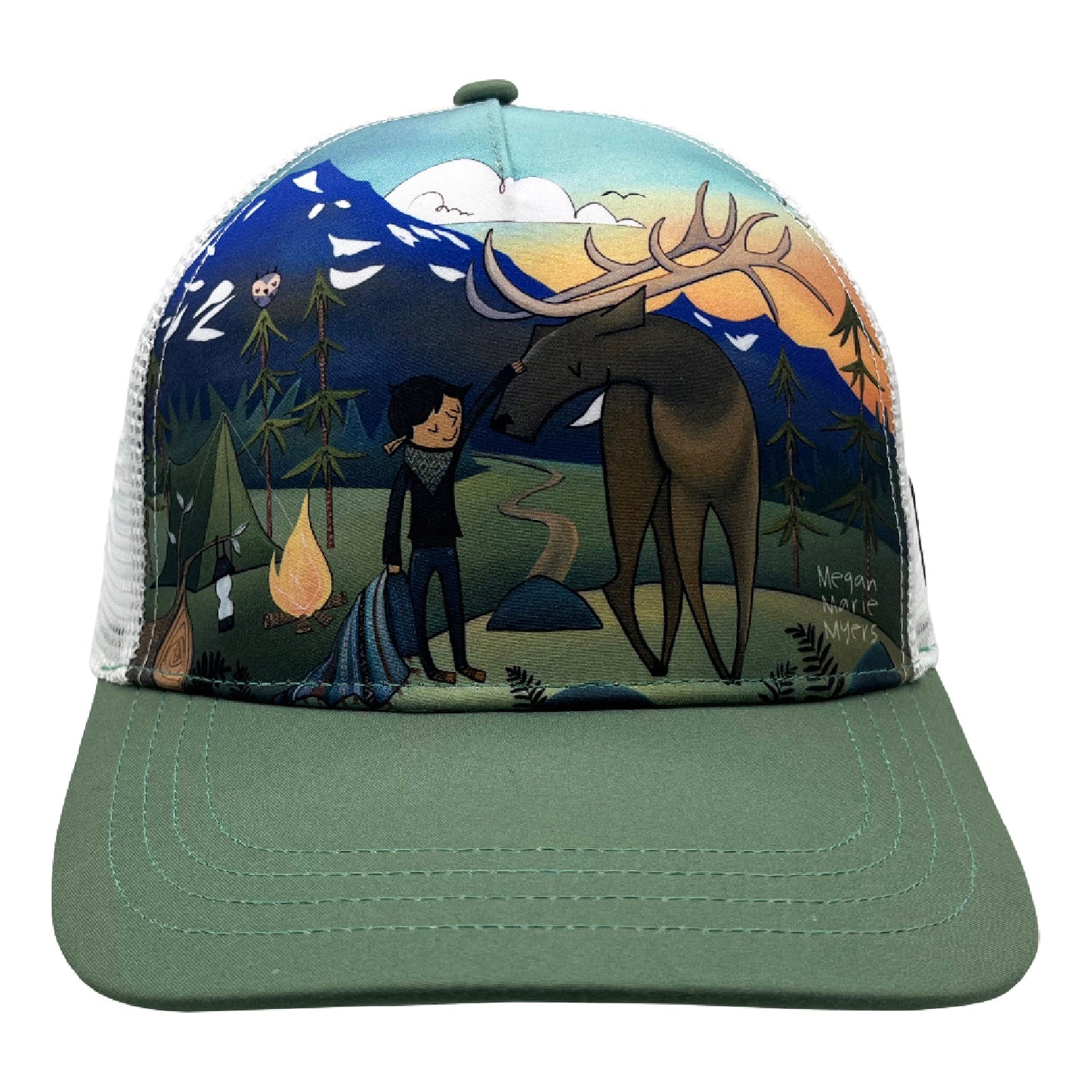 BocoGear 5 Panel Trucker Hat Kids