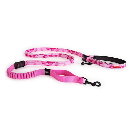 Ezydog Road Runner Leash: Pink Camo / Standard