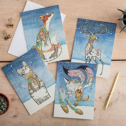 Cat in the Snow Card