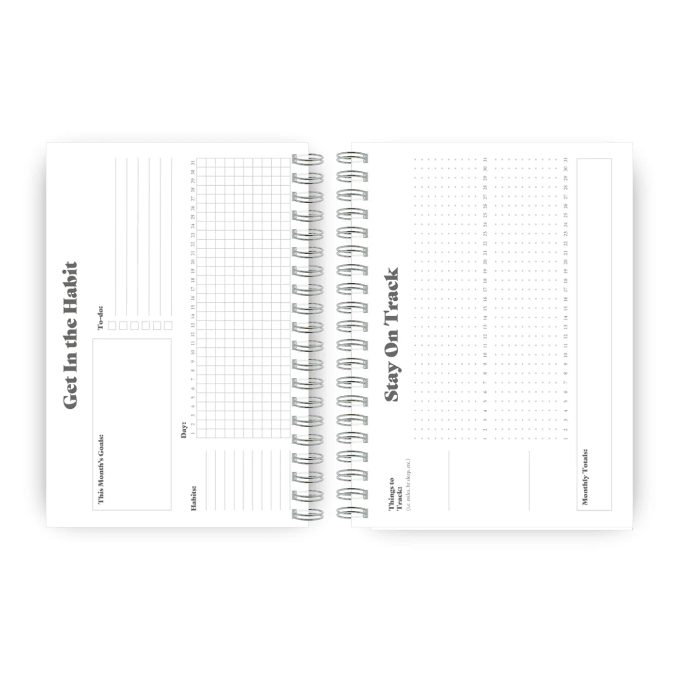 Wild Strides Paper Co Mantras in Motion Training Log + Planner