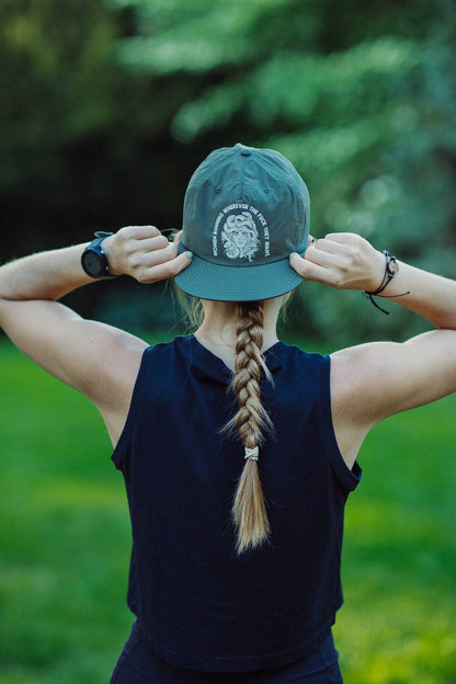 Women Running Wherever They Want Nylon Run Cap: Curse