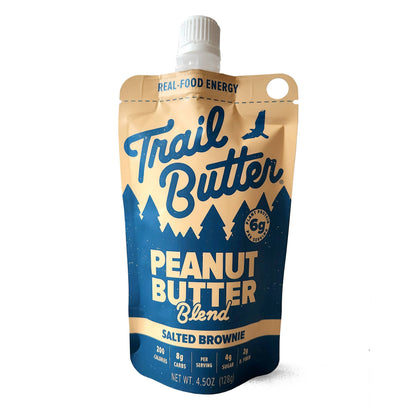 Salted Brownie Peanut Butter - (6) 4.5oz Pouches