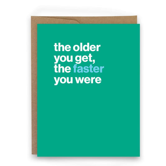 Funny Birthday Card for Runners