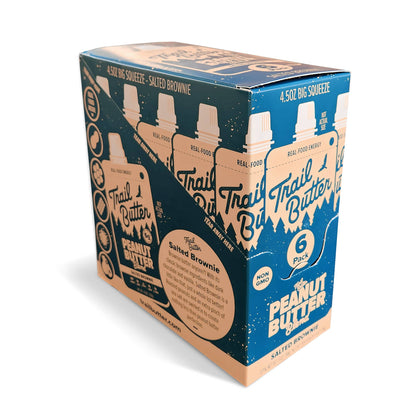 Salted Brownie Peanut Butter - (6) 4.5oz Pouches