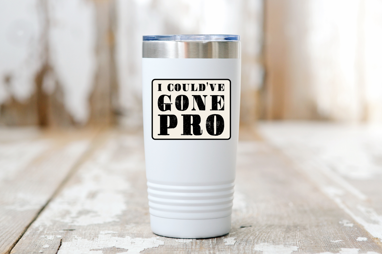 I Could've Gone Pro Sticker - sports, old school, uncle rico