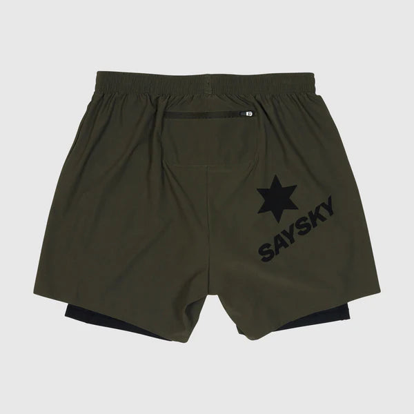 SaySky 2 in 1 Pace Shorts 5" Men