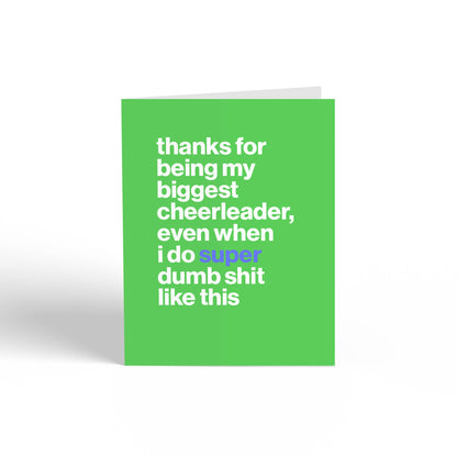 Thank You Card for Runners and Athletes