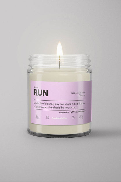 Aprés Run Candle: Japanese Cherry Blossom