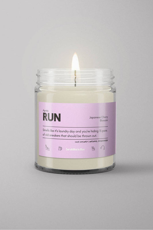 Aprés Run Candle: Japanese Cherry Blossom