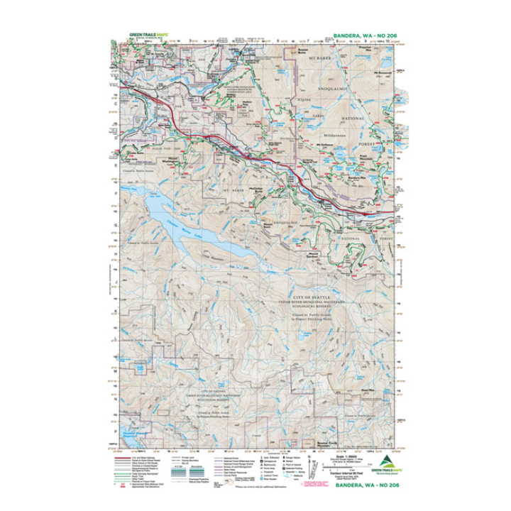 Mountaineer Books Green Trails Maps