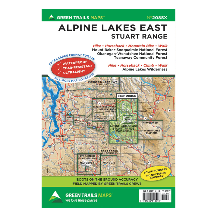 Mountaineer Books Green Trails Maps