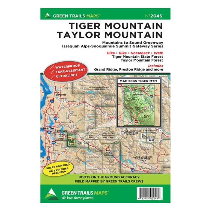 Mountaineer Books Green Trails Maps