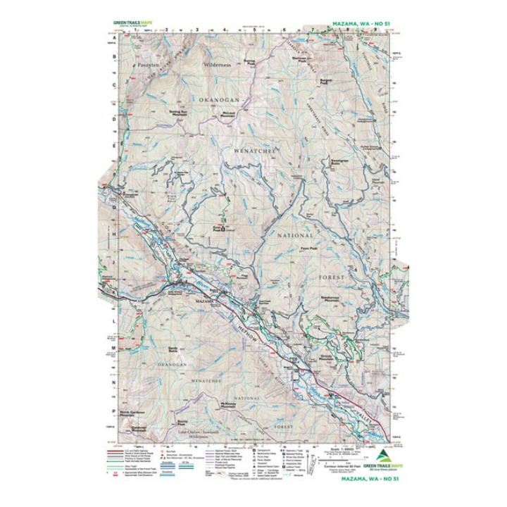 Mountaineer Books Green Trails Maps