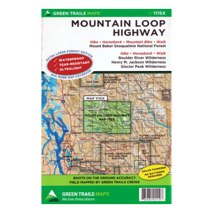 Mountaineer Books Green Trails Maps