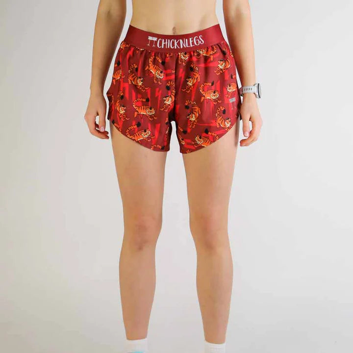 CHICKNLEGS Women's 1.5" and 4" Split Shorts