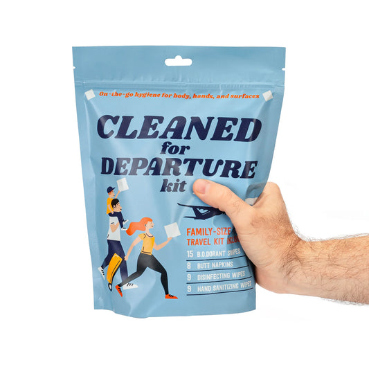 Butt Napkins Cleaned for Departure Kit