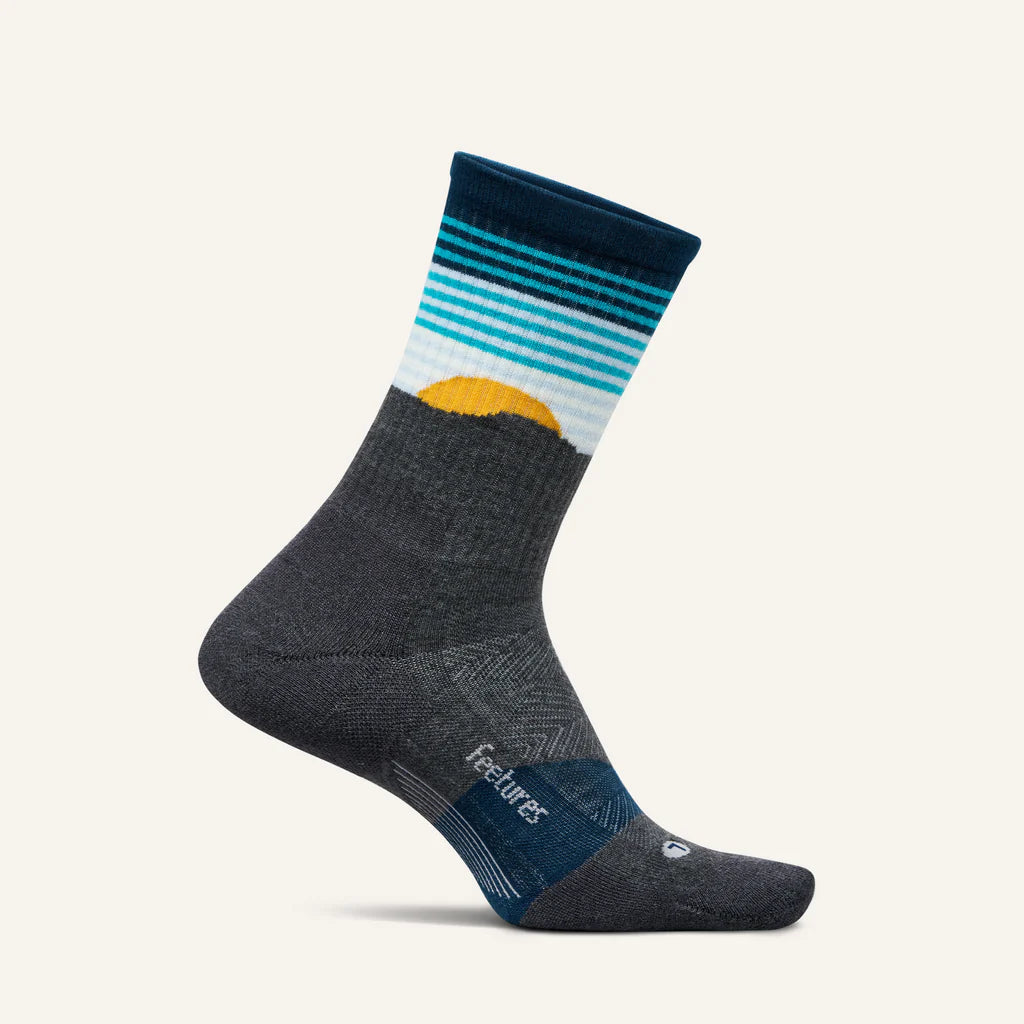 Feetures Trail Max Cushion Mini Crew Socks