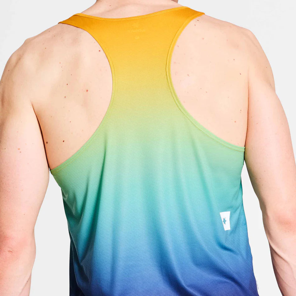 SaySky Drip Dye Flow Singlet Men